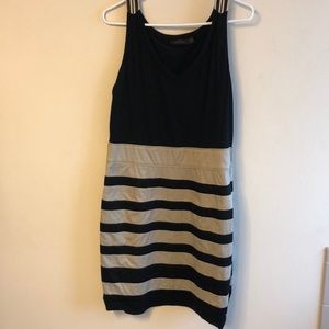 The Limited - Black/Tan - Sleeveless Dress Large